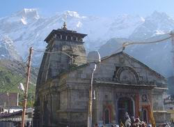 Kedarnath Temple of Shiva in Uttarakhand India