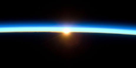 Nasa Sun through Earth's Atmosphere