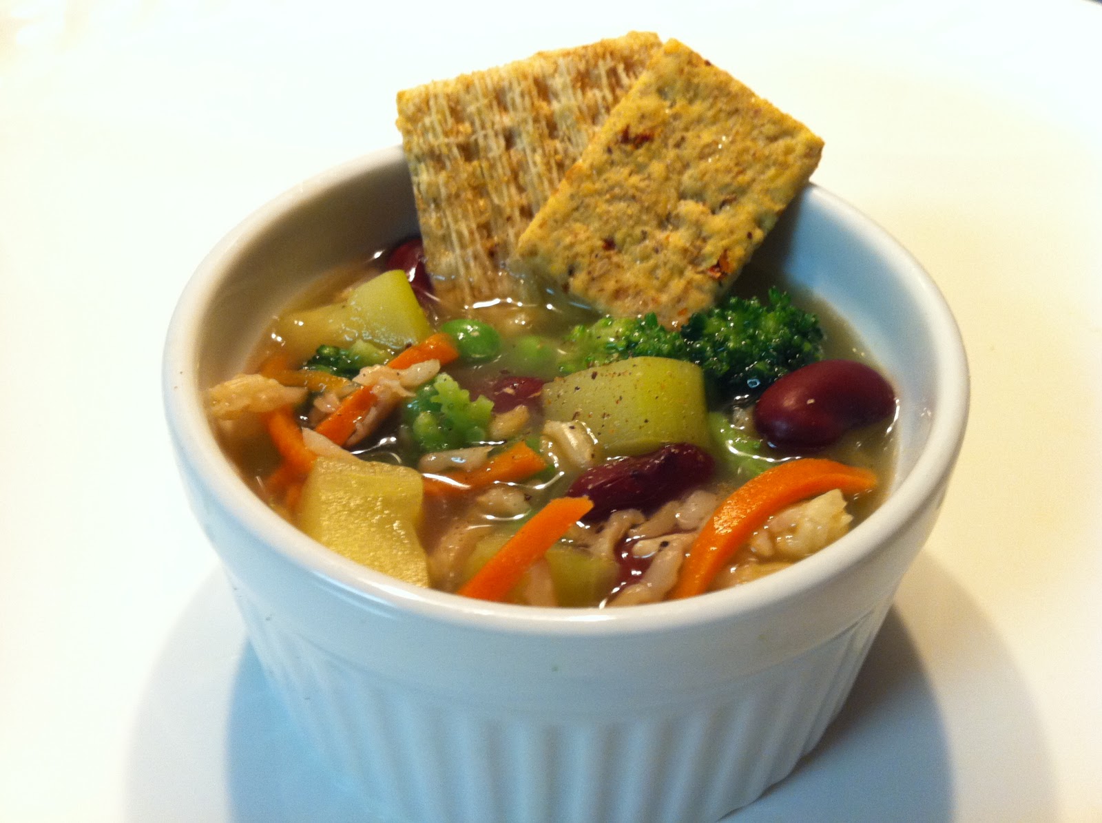 A Recipe Blog Quick and Easy Veggie Bean and Rice Soup