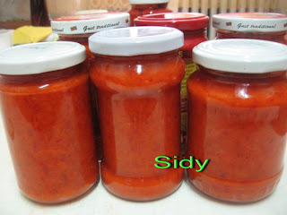 Pasta de gogosari( sau ardei kapia)