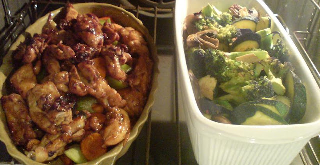 stir fry vegetables, chicken thighs marinated, Chinesestyle meals,