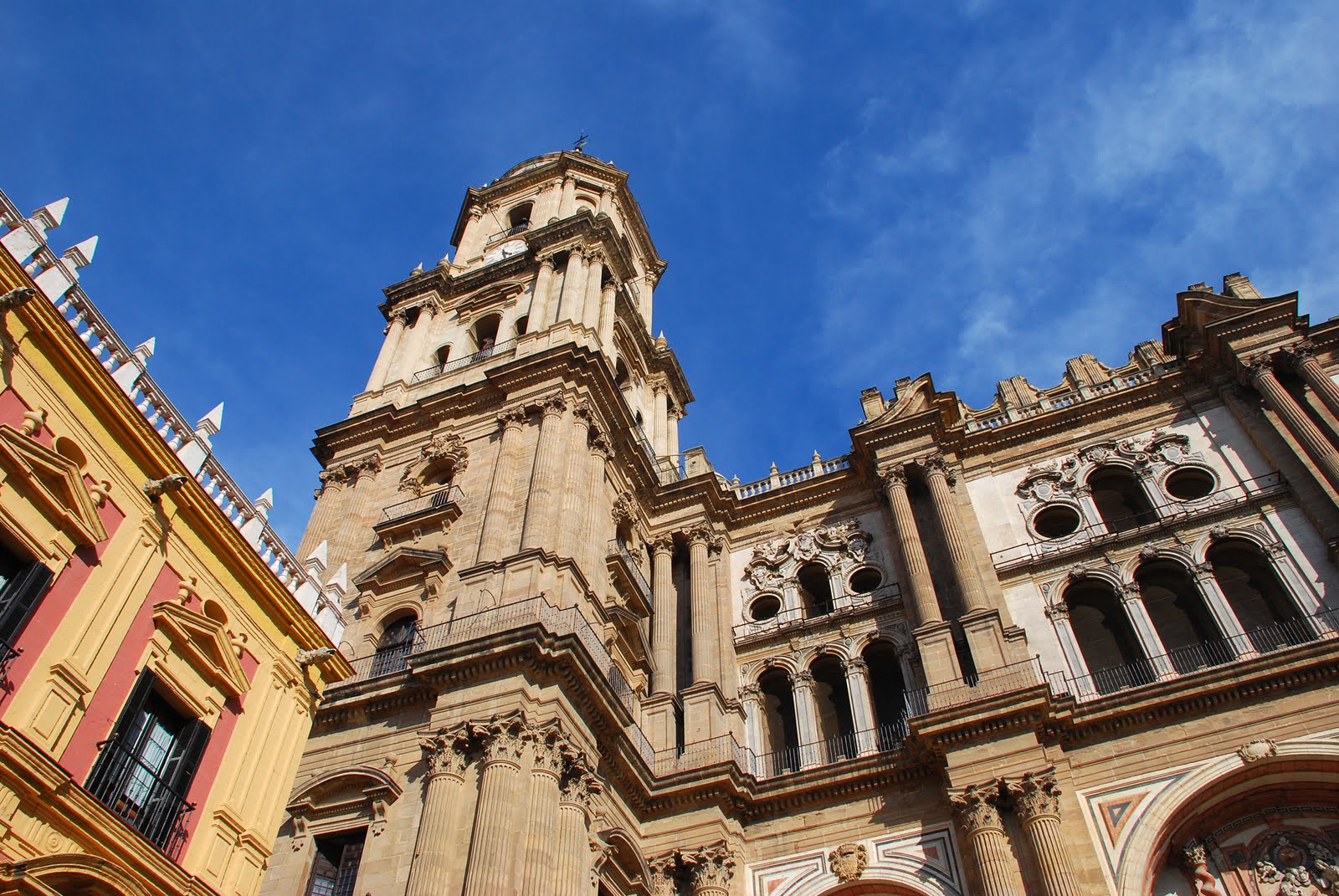 blognómada. Málaga octubre 2010. Plaza del Obispo, catedral.
