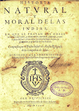 José de Acosta. Historia Natural y Moral de las Indias