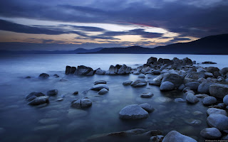 Calming Rocky Ocean Nature HD Wallpaper
