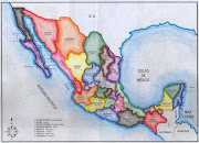 Mapa Mexico. Mexico_885.4088. Mexico_885.4088