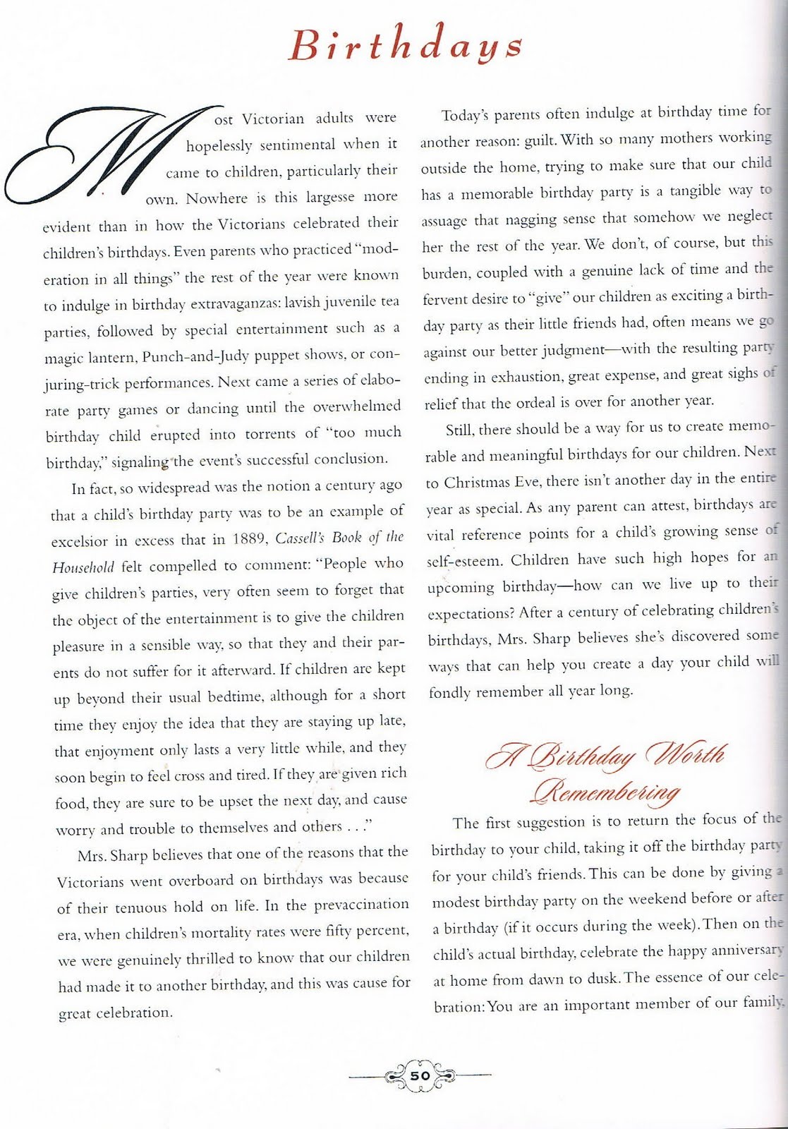 Cherished Hearts At Home: Why we celebrate Birthday&rsquo;s like we do!