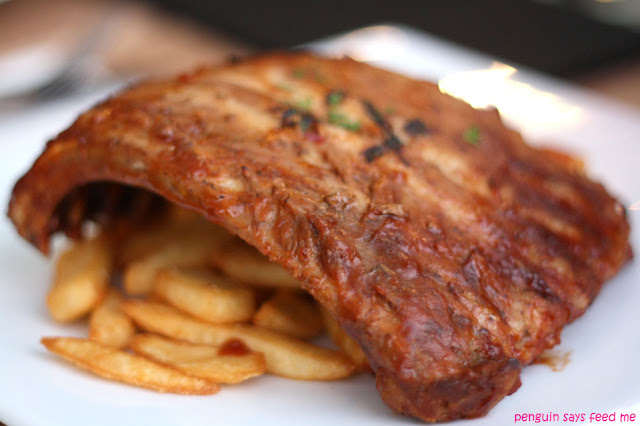 Penguin says Feed Me: All You Can Eat Ribs at Waterfront Grill, Darling