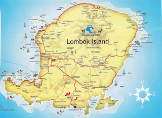 Lombok Map.pdf world tourism places: Lombok Island