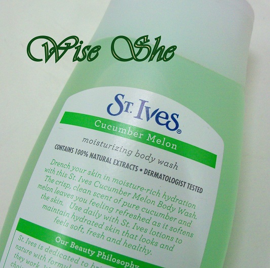 St Ives Cucumber Melon Moisturizing Body Wash Review WiseShe