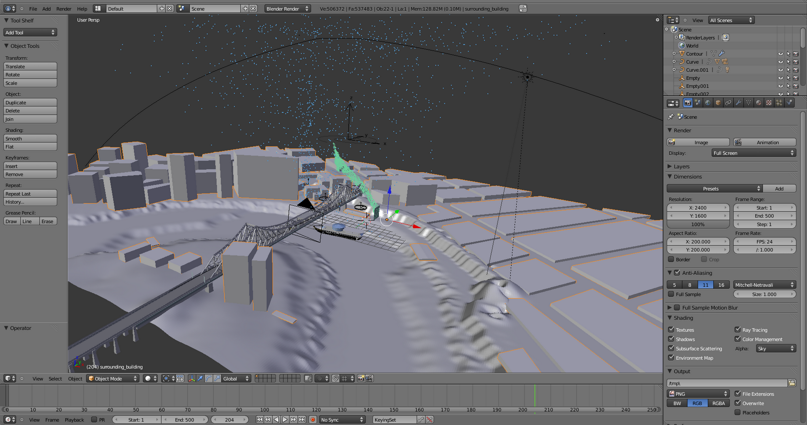 BeLiefe Architecture Design 5 Blender site analysis