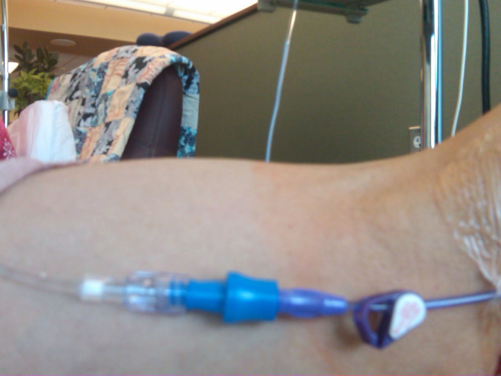 George and Susan's Blog: Introducing Pablo the PICC line