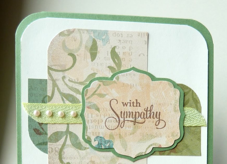 The Stampin' Bean: With Sympathy...
