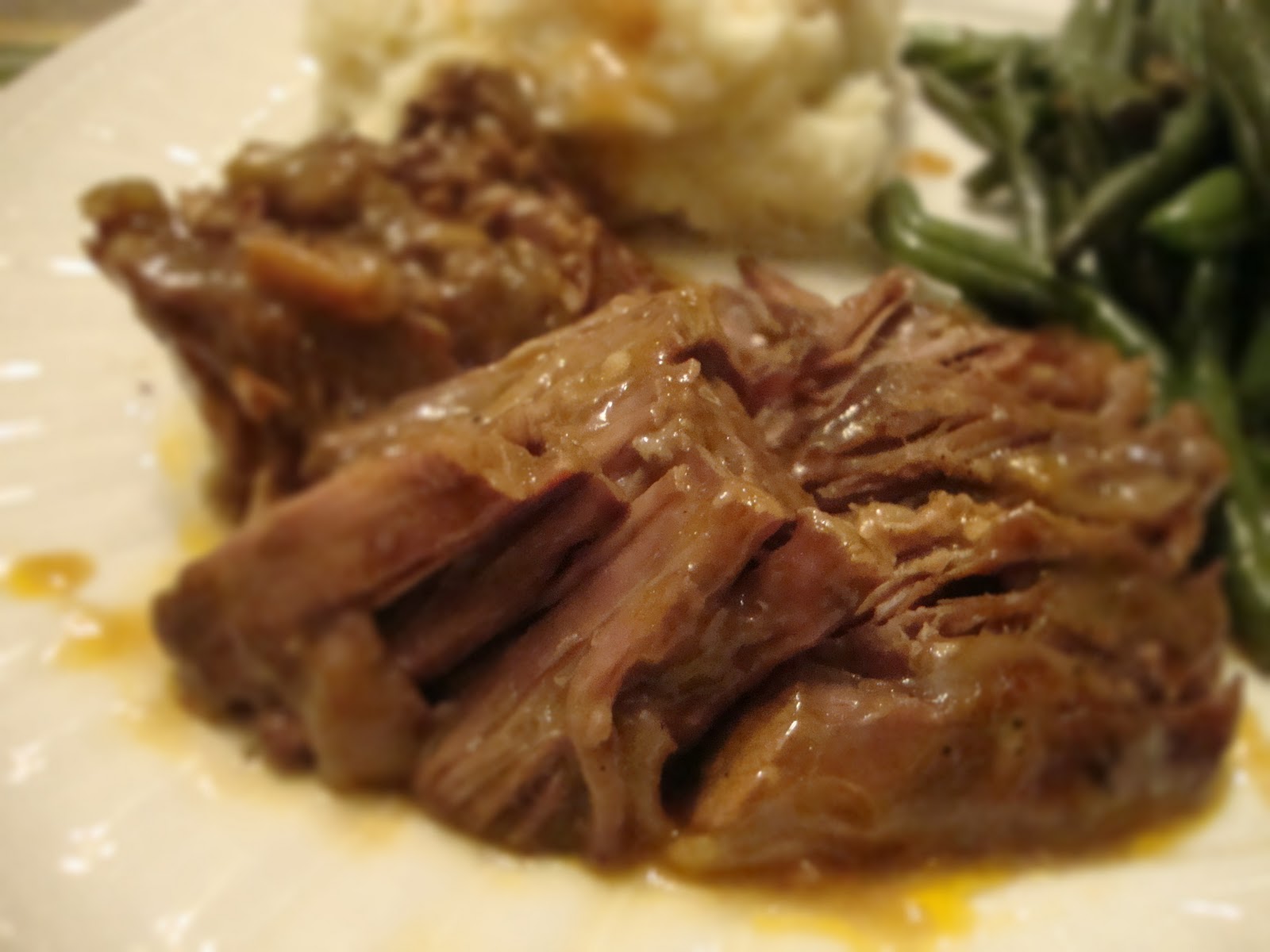 Gone With the Whisk Roast Beef In It's Own Gravy