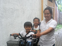 Boncengan SEPEDA Balita Belakang dan Depan