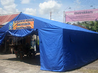 Tenda Pos Pelayanan Kesehatan Dinas Kesehatan Kabupaten Sleman ukuran 6x8 meter