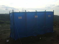 Tenda WC Umum di Ngerangkah Bantuan IOF