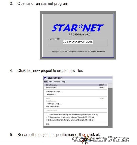 GEOMATICYBER: Deformation StarNet Manual