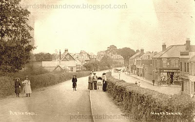 Postcards Then and Now: Ashford, Middlesex 1906