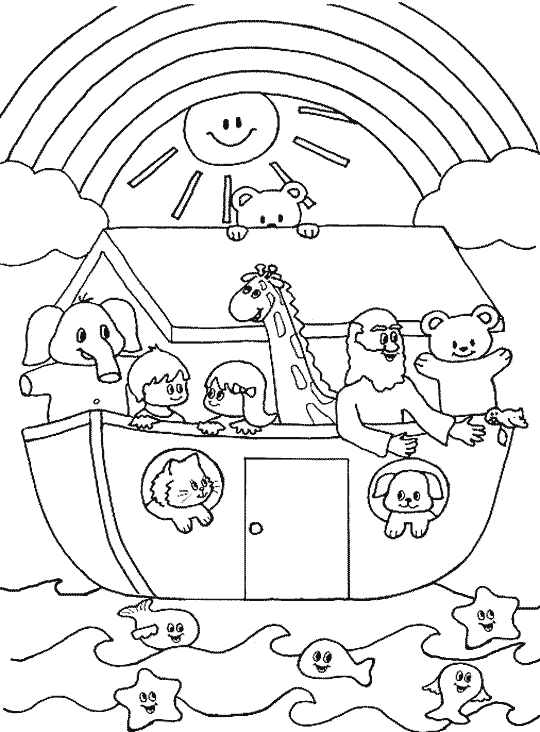 e rainbow and the promise coloring pages - photo #42