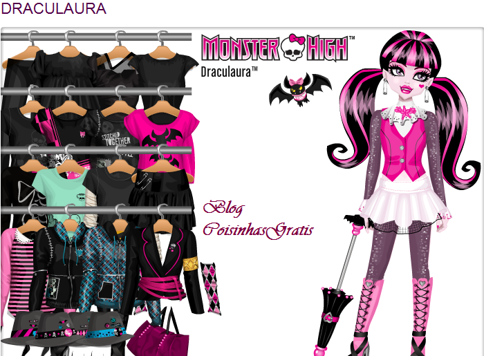 jogos de monster high vestir draculaura
