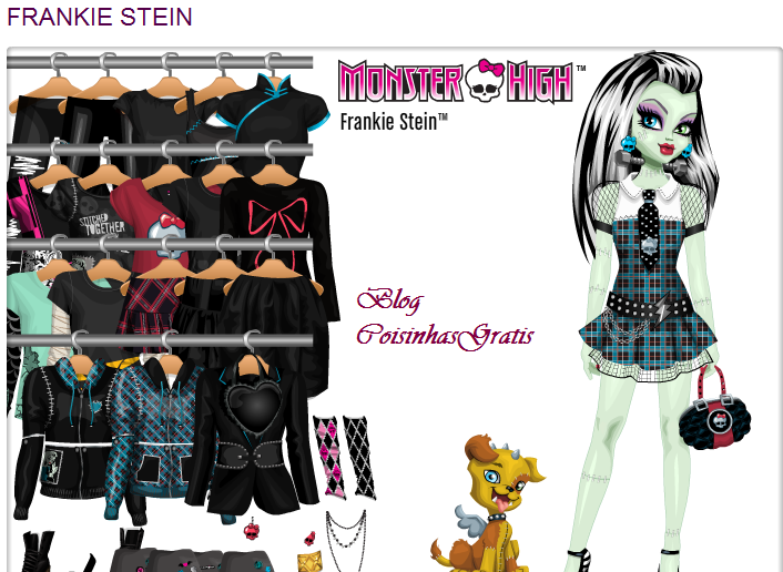 jogos de vestir monster high frankie stein