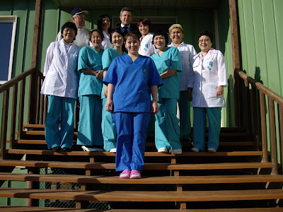 коллектив работников больницы Канчалана