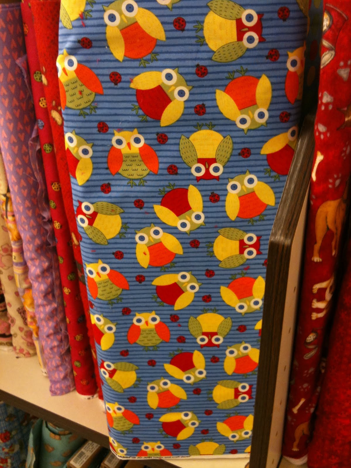 cute hoots: JoAnn Fabric finds