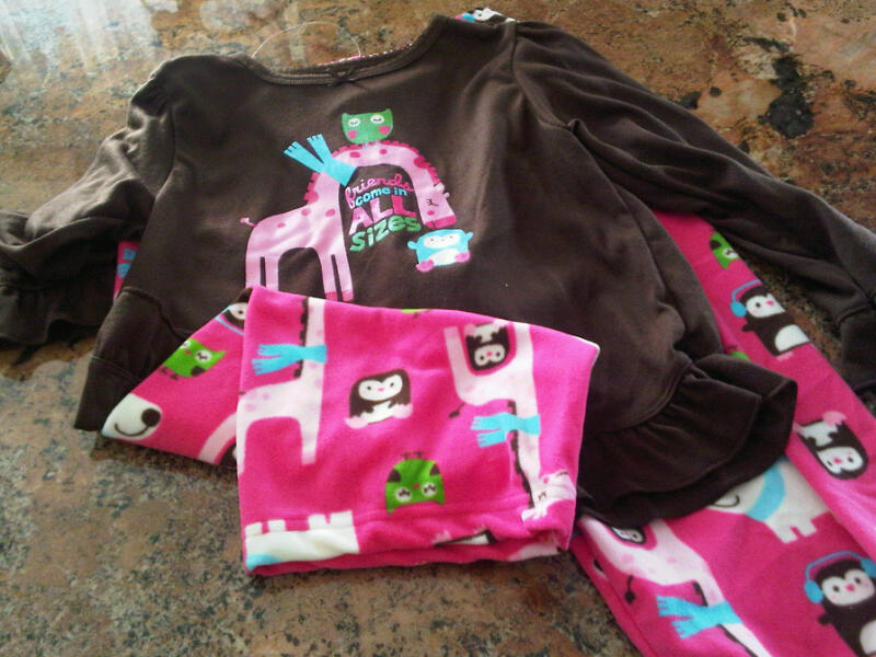 cute hoots New Target Girls PJs