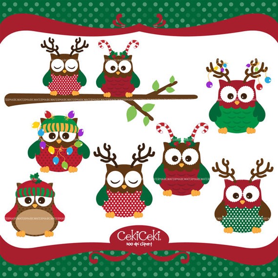 holiday owl clipart - photo #32