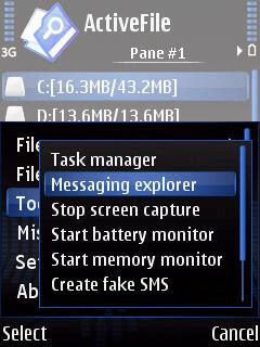 ActiveFile Symbian file browser