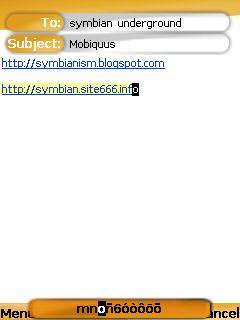 Mobiquus push email for Symbian mobile phones