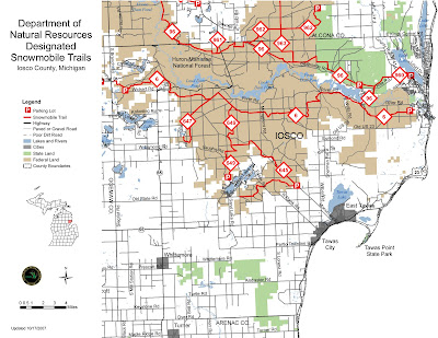 Northern Information Sights: Snowmobiling