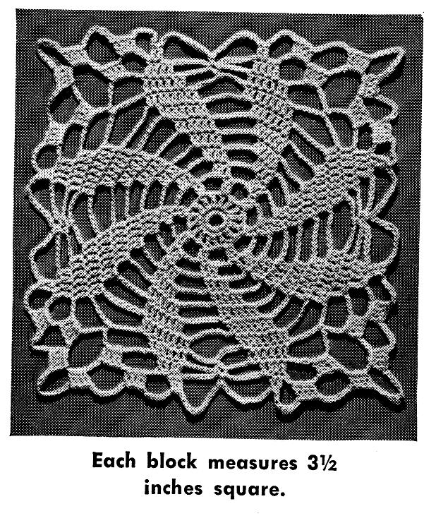 crocheted lace Crocheted Pinwheel Tablecloth