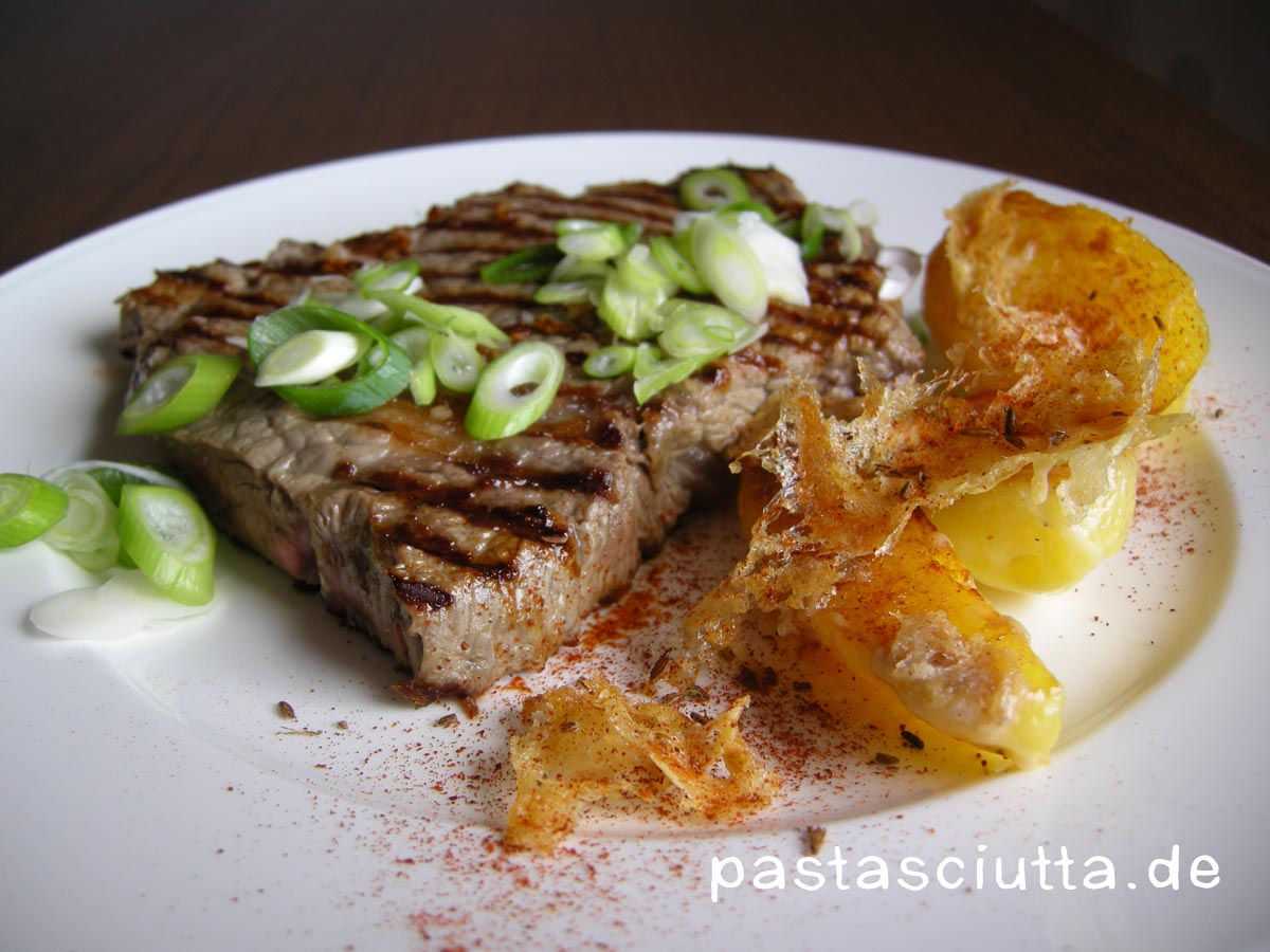 pastasciutta: Beilage zu Steak &amp; Salat