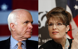 Republican John McCain and Sarah Palin