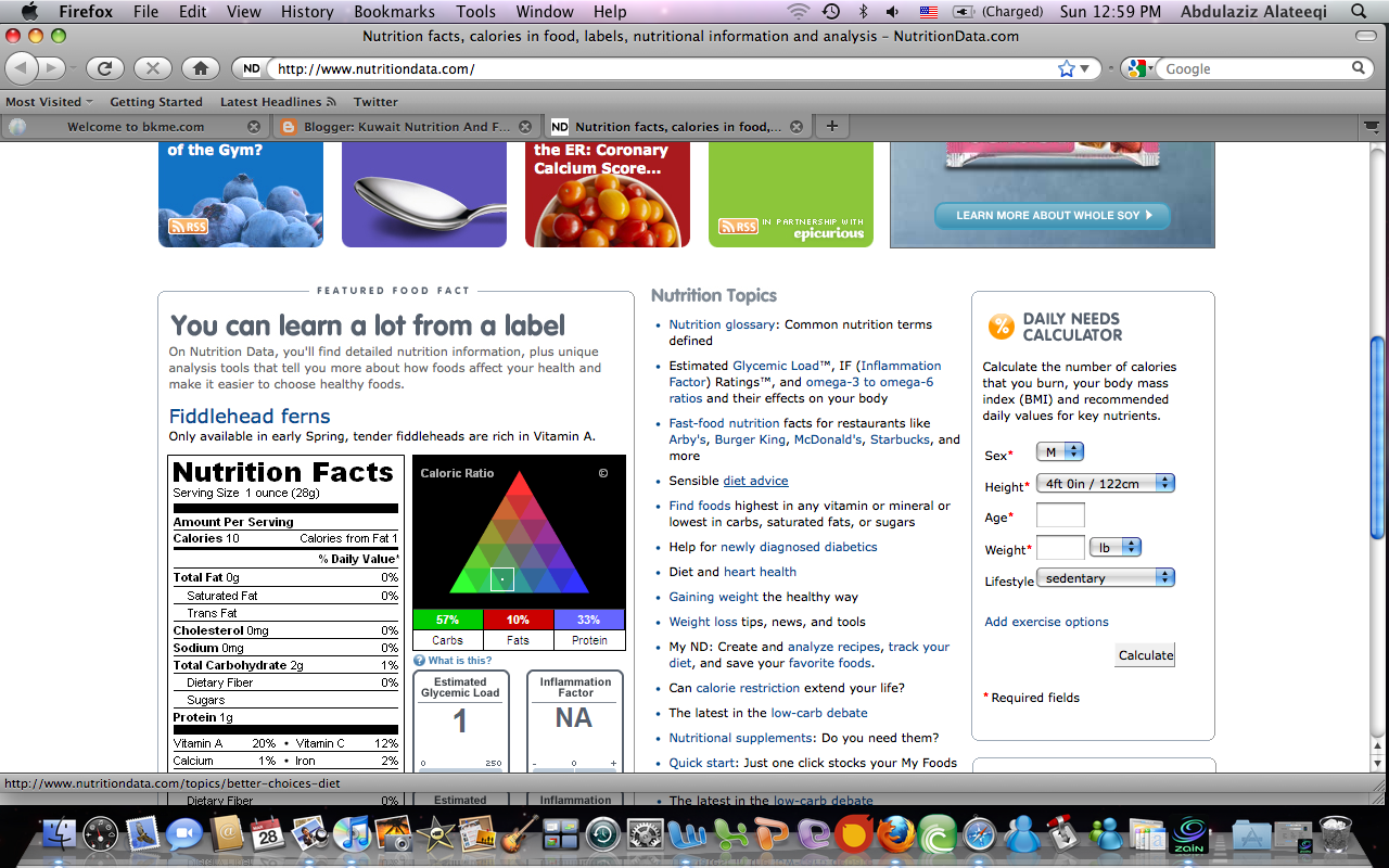 Kuwait Nutrition And Fitness CalorieWeight Relationship