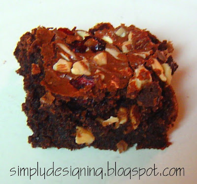 Finished+bar Almond Cranberry Brownies! 9