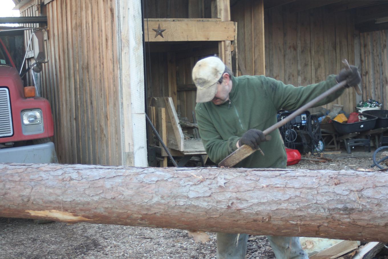 SUZY'S CABIN Bark Removal