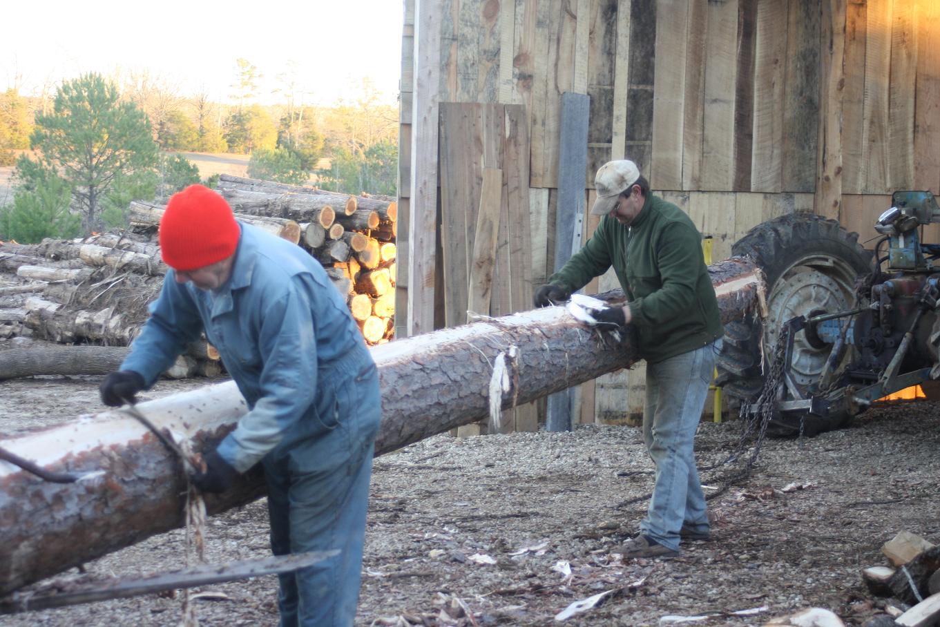 SUZY'S CABIN Bark Removal