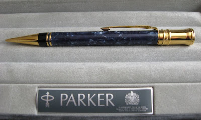 Parker Duofold Centennial pencil in case