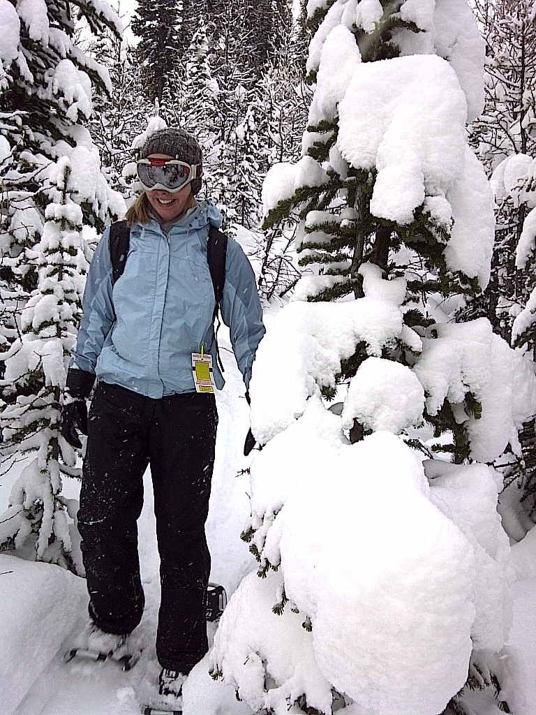 Snowshoeing on Top of the World, Banff, Alberta December 9 Snowshoeing