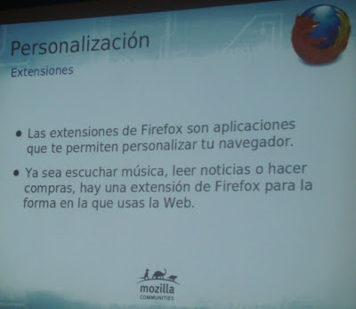 Imagen de la charla Mozilla Paraguay en la Free Software Asunción