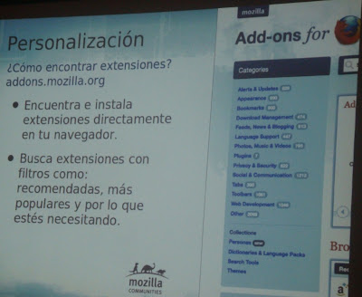 Imagen de la charla Mozilla Paraguay en la Free Software Asunción