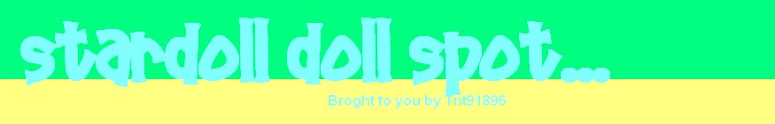Stardoll Doll Spot