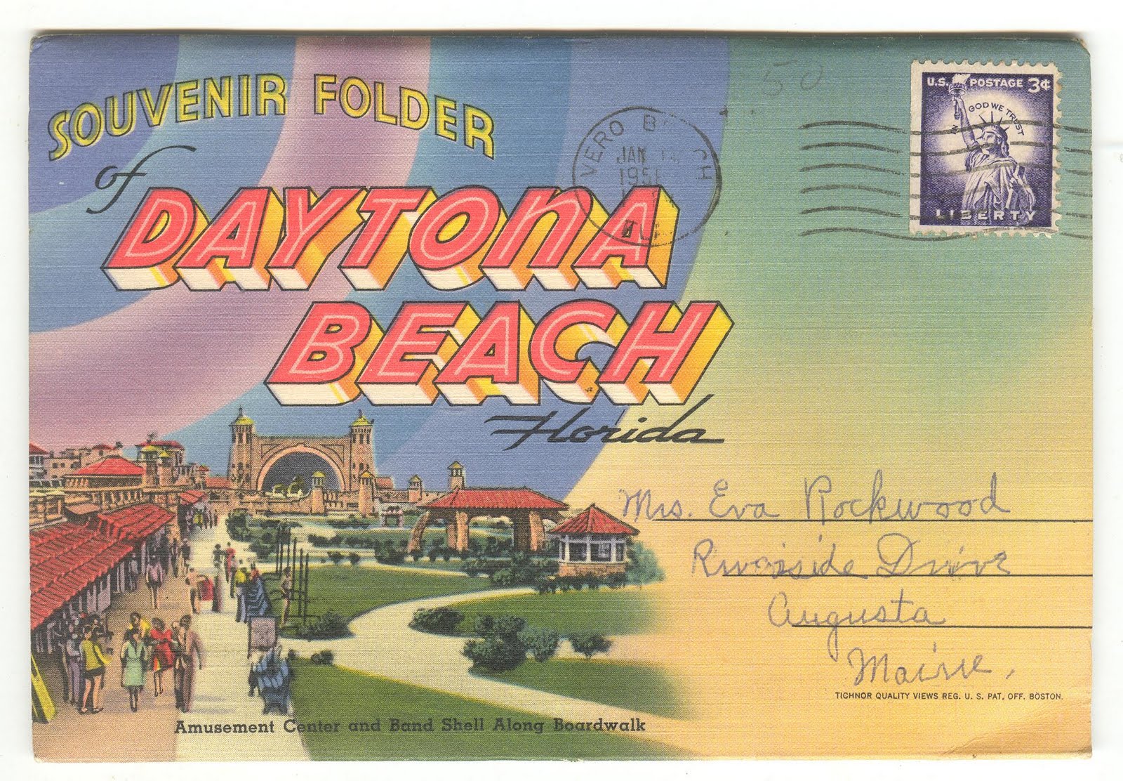 Judy's Postcards Plus Vintage Postcard Folders Daytona Beach, FL