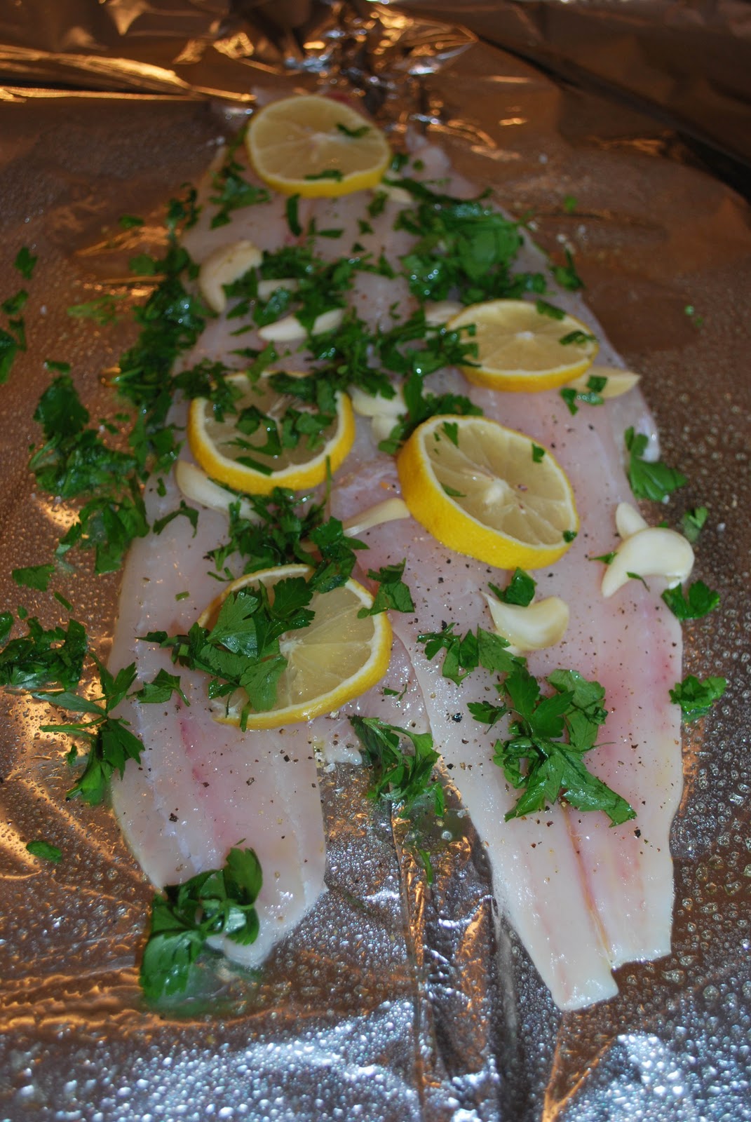 the komfort kitchen Flounder and Veggies