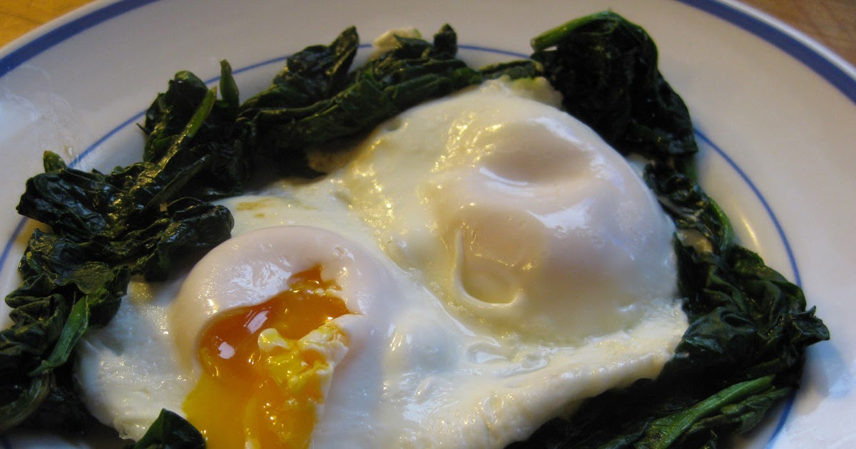 Christine Cooks: Eggs and Spinach Breakfast