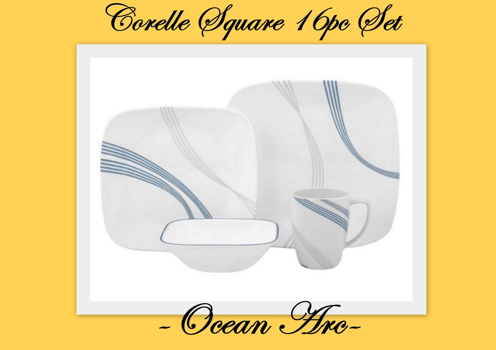 Pencinta Corelle Corelle Square 16pc Australia Set