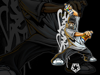 Gambar Grafiti Orang Milok Arini Gambar