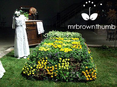 Victorian Garden, Chicago Flower & Garden Show, topiary bed